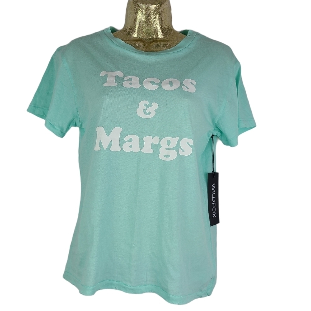Nwt‎ Wildfox Tacos & Margs Keke Tee Yucca XS